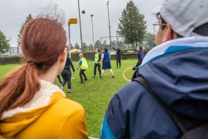 Demo korfbal bij OEC Korfbal